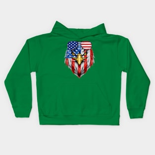 American Bald Eagle Kids Hoodie